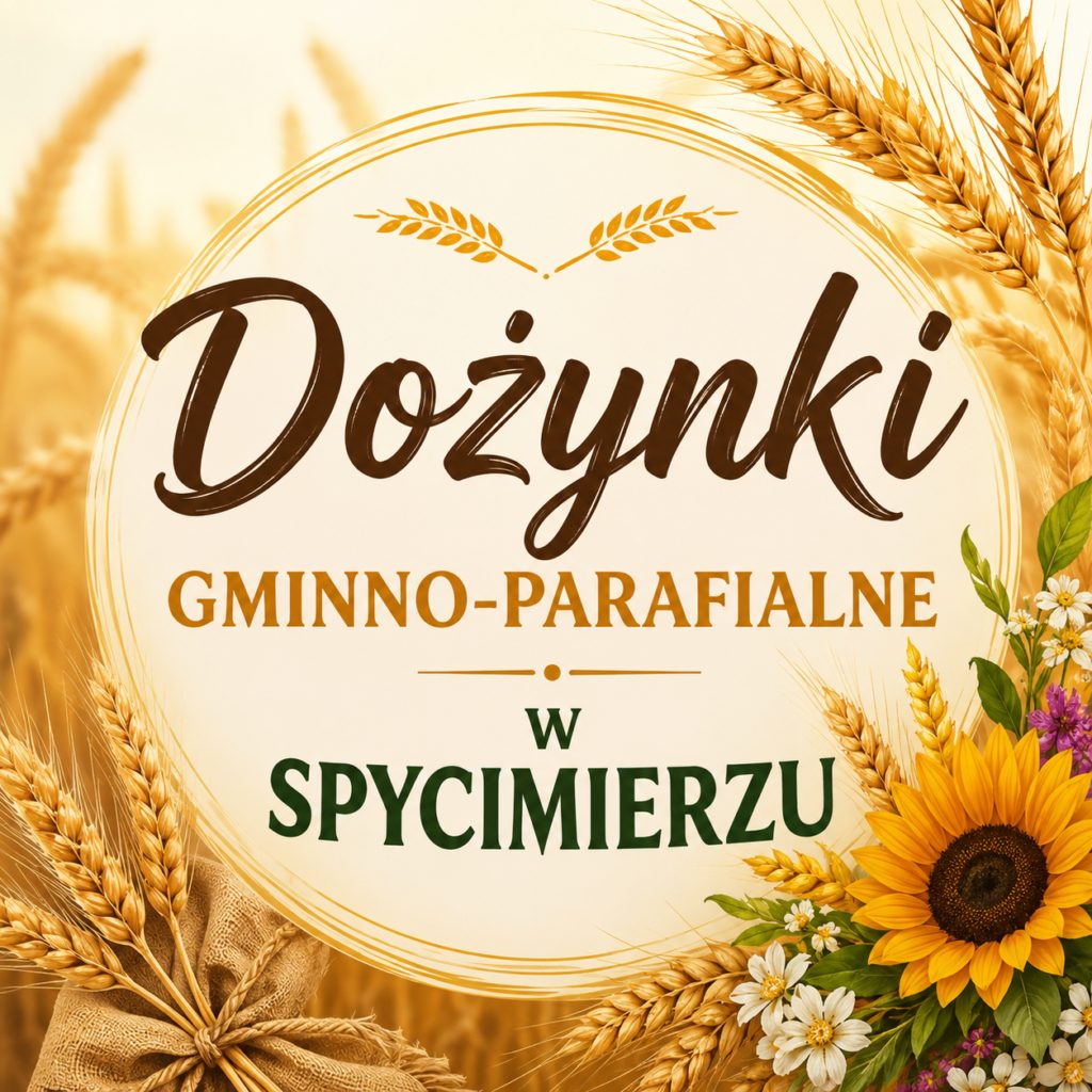 Dożynki Gminno-Parafialne odbędą się w Spycimierzu