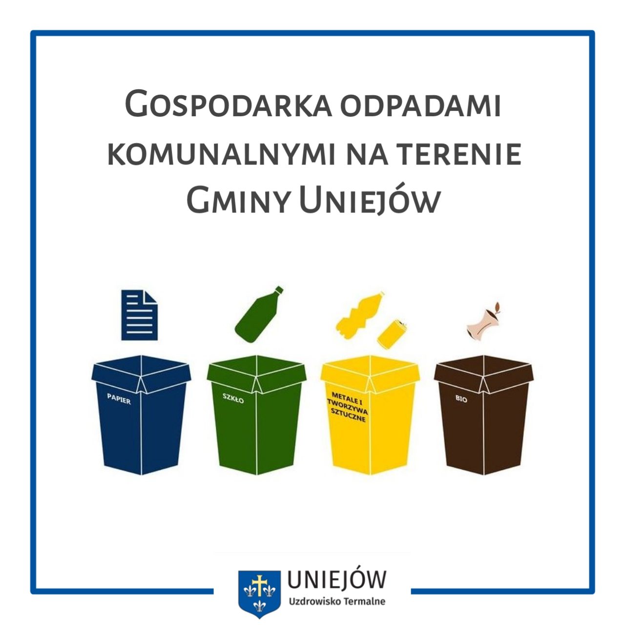 Gmina Uniejów unieważniła przetarg na odbiór odpadów w 2027 roku