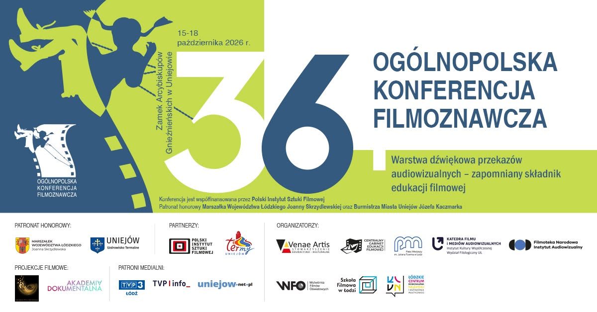 36. Ogólnopolska Konferencja Filmoznawcza odbędzie się w Uniejowie