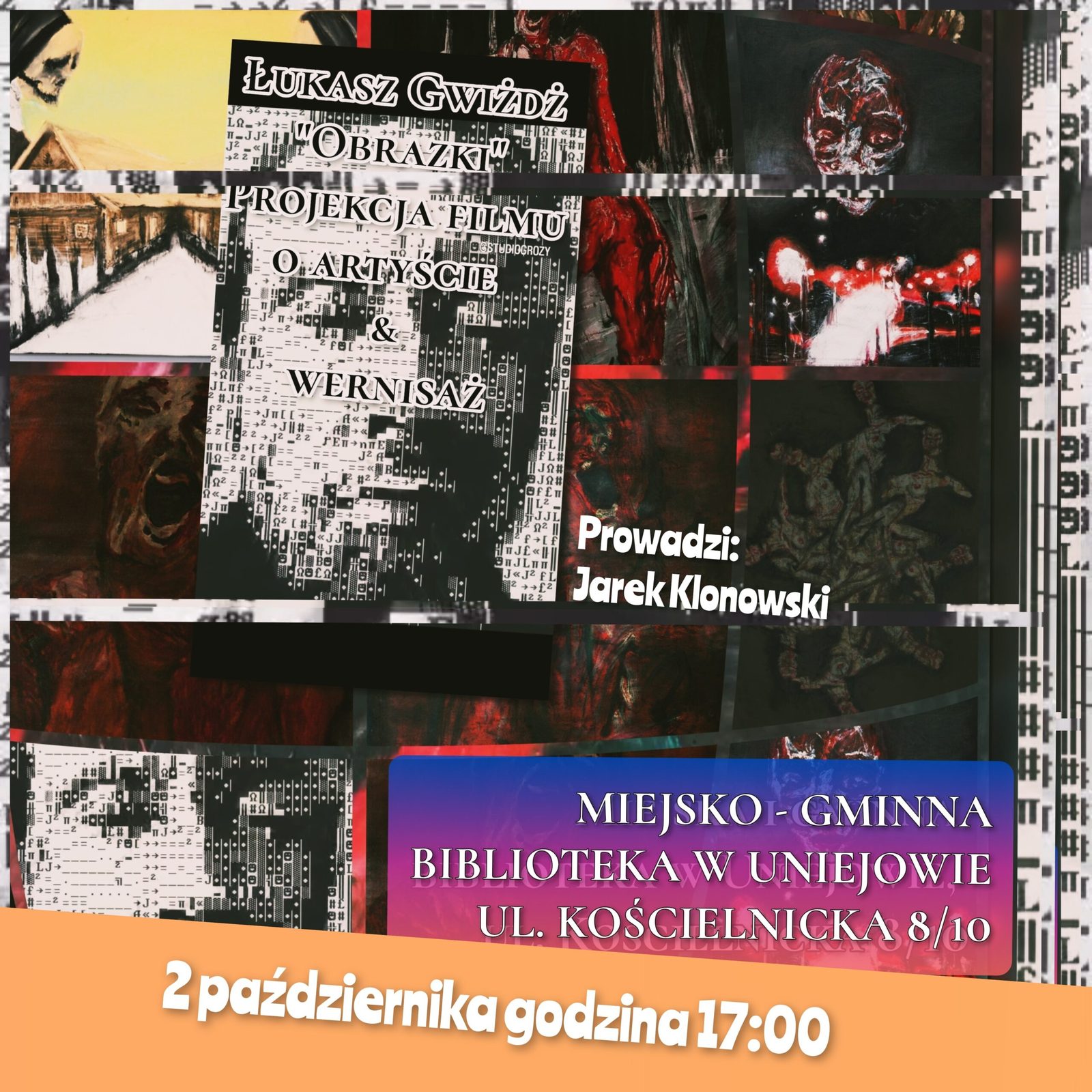 Twórczość Łukasza Gwiżdża w uniejowskiej bibliotece