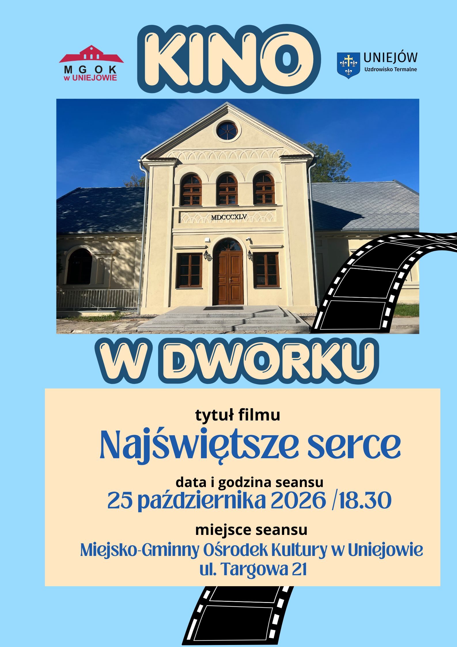 Zaproszenie na seans filmowy „Najświętsze Serce”